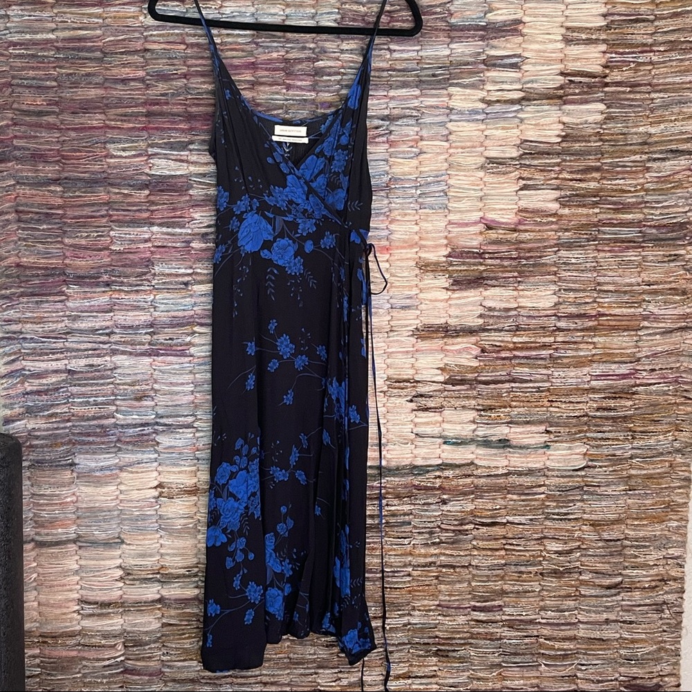 URBAN OUTFITTERS Faux Wrap Midi Dress